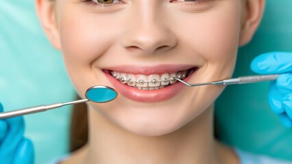 Implantation is A modern and effective method in dental treatment, a beautiful smile with healthy teeth