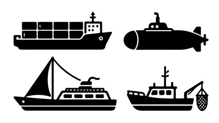 Obraz premium set of transport icons