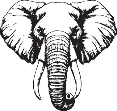 gadh, elephen, sketsa, drawing, blackwhite, ilustrasion, colouring, 
