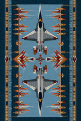 rug texture and pattern of jet