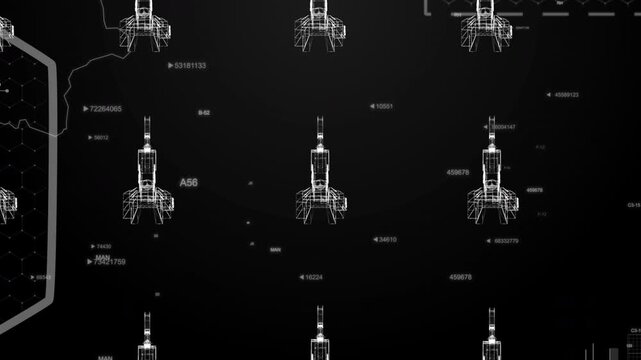 Senegal country MAP Oil war data analytics Background With Abstract Elements | Showcasing Oil Pump jacks technology Video with globe, Growth, Graphs, Statistic Data of a country