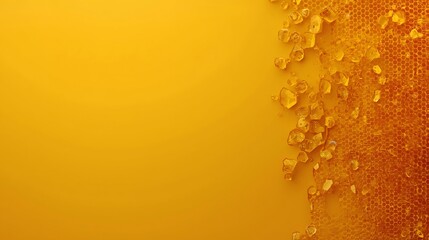 Generative AI Vibrant Abstract Composition with Geometric Textures