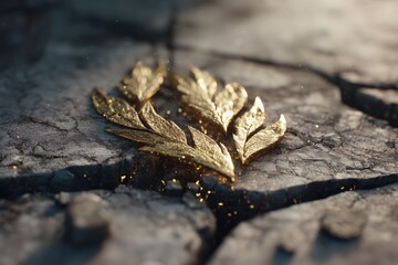 Floating Golden Emblem