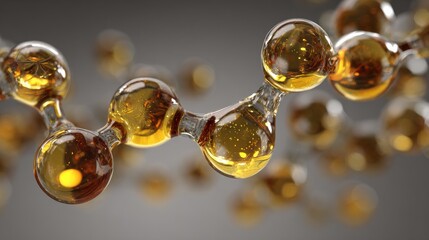 Molecular Visualization of Retinol Structure with High Fidelity Render