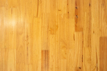 Obraz premium Top view of light brown wood texture background with natural parquet pattern