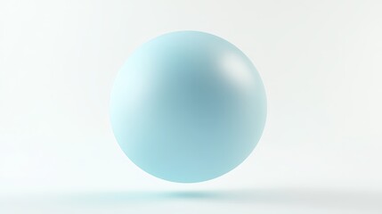 A simple, light blue 3D chat bubble icon. Represents messaging, communication, social media, conversation, and online chat. A clean, modern symbol.