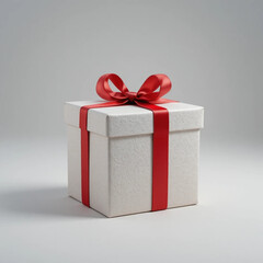gift box with red ribbon