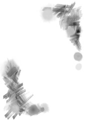 白い背景にグレー黒のニュアンス白い羽根のテクスチャ