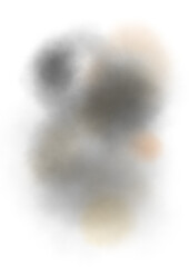 グレーと淡いオレンジのぼやけたふんわりパステルテクスチャ背景素材