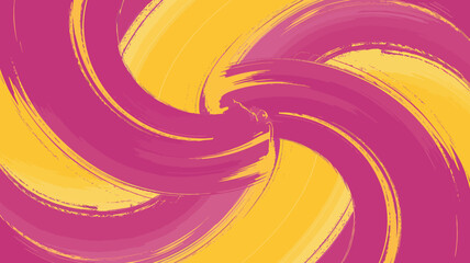 An abstract artwork features swirling brushstrokes of vibrant yellow and rich magenta colors creating a dynamic and visually striking composition high quality professional detailed modern elegant © MdRafiqul