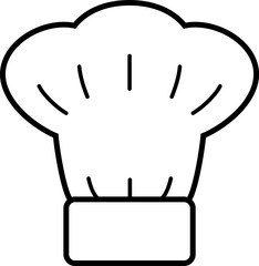 コック帽のアイコン