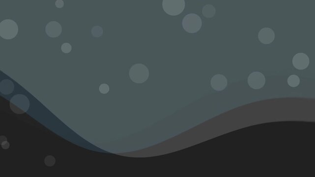 Abstract dark background with flowing waves and bokeh lights.