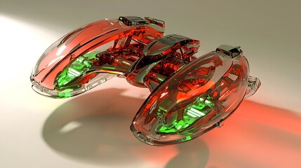 Futuristic transparent vehicle design