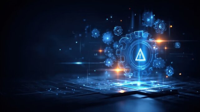 A modern system identifies a security bug that produces a functional error and interface glitch, launching detection measures and broadcasting a warning prior to a fix