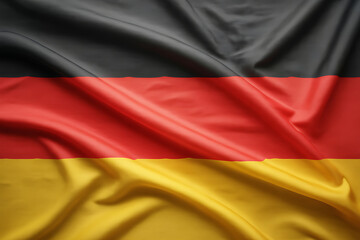 Obraz premium Waving Flag of Germany in Vibrant Colors and Textures
