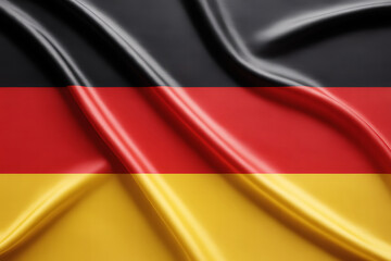 Obraz premium German flag with black red and yellow colors