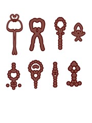set of keys with keyhole