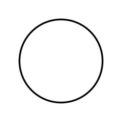 シンプルな円形アイコン