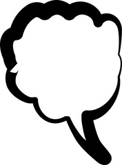 Speech bubble text, chat, talk, comic