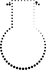 Tags and ribbon with dotted line, sale, promotion, discount