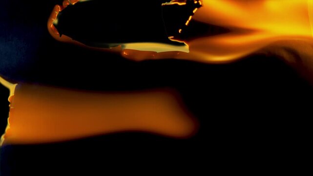 Burning Paper Transition Grunge Fire Effect