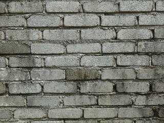 Obraz premium Close Up Grey Brick Masonry Texture Background