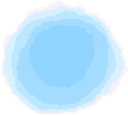 Blue watercolor smoke, banner, tag, symbol