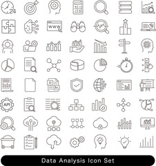 データ分析・AI・クラウドのアイコンセット
