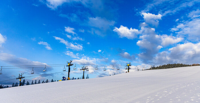 Ski resort in Poland Zakopane. Polana Szymoszkowa