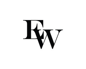 EW Logo Design. EW