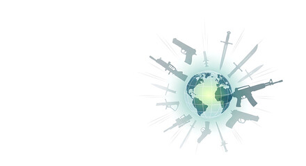 Global plea for peace and security on International Day for Disarmament, International Day for Non-Proliferation Awareness, illustrating the pressing need to end weapon proliferation threats