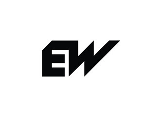 EW Logo Design. EW