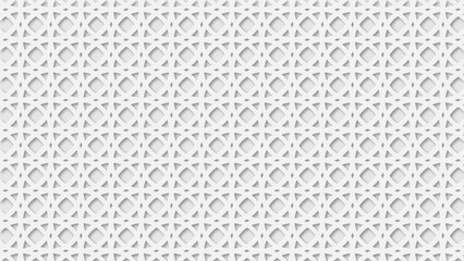 Abstract white background with Arabic geometric pattern. Luxurious Islamic celebration greeting card ornament © AF DigitalArtStudio