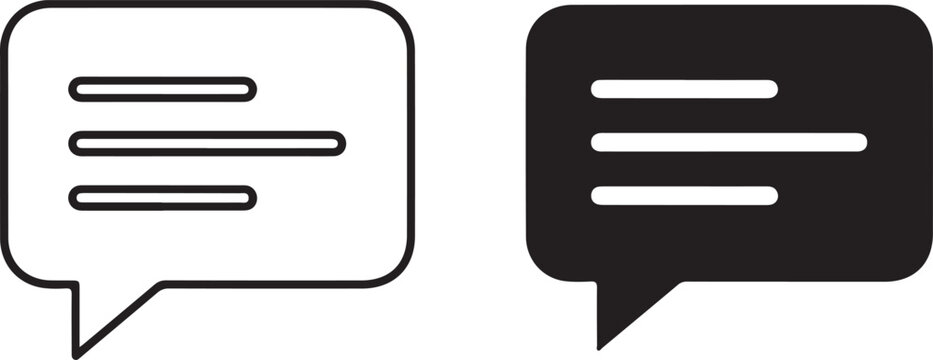 chat bubble icon