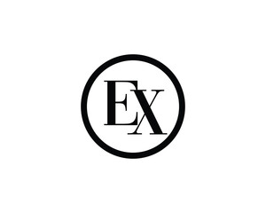 EX Logo Design. EX