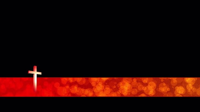 Stylish Ultra HD lowerthird for devotional,social media promotions,telecast broadcast programmes holy week functions