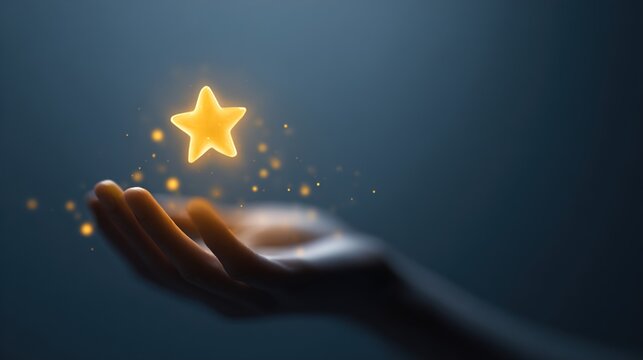 hand holding a burning candle