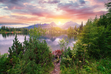 Popradzki Staw, Popradske pleso Tatry, High Tatras, Tatra Mountains, Slovakia. High quality photo © kishivan
