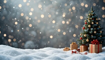 Christmas Holiday Background Mockup Festive Design