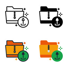 Zip Asset Export is compressing multiple files into a single downloadable archive.