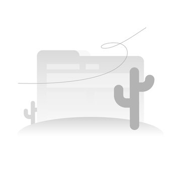 Modern flat vector illustration of an empty website interface with cactus. empty state UI, no content page, 404 error, coming soon page, or under construction concept. Minimal web template design ui
