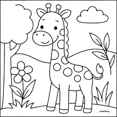 Fototapeta premium Stylized vector drawing of a vintage typewriter with blank paper, representing writing, creativity, and storytelling