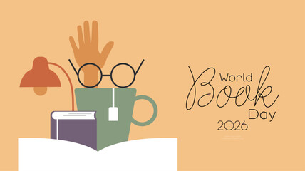 World Book Day 2026 banner. © Stafeeva