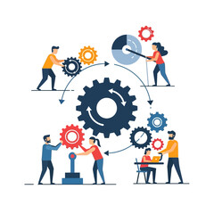 Teamwork and collaboration in business process optimization with gears