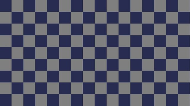 Abstract Blue and Grey Checkerboard Pattern Seamless Loop