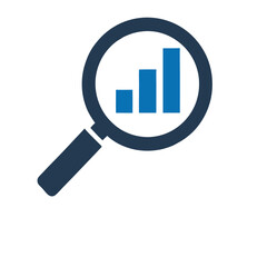 A modern vector style icon featuring a workplace 