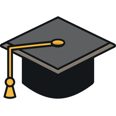 A more solid filled in version of the graduation. 