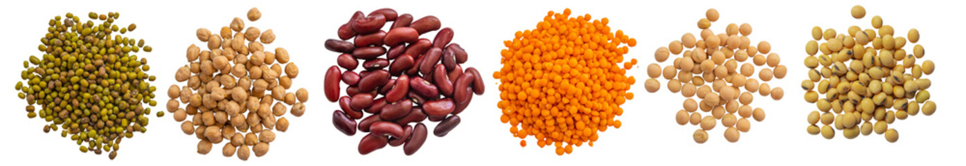 Legume isolate on a white background. Selective focus. food.