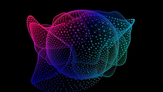 Wave particle digital splash array glitch sphere distortion datum technology cyberspace network business computer abstract futuristic information database programming software future