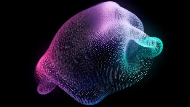 Wave particle digital splash array glitch sphere distortion datum technology cyberspace network business computer abstract futuristic information database programming software future wave particle